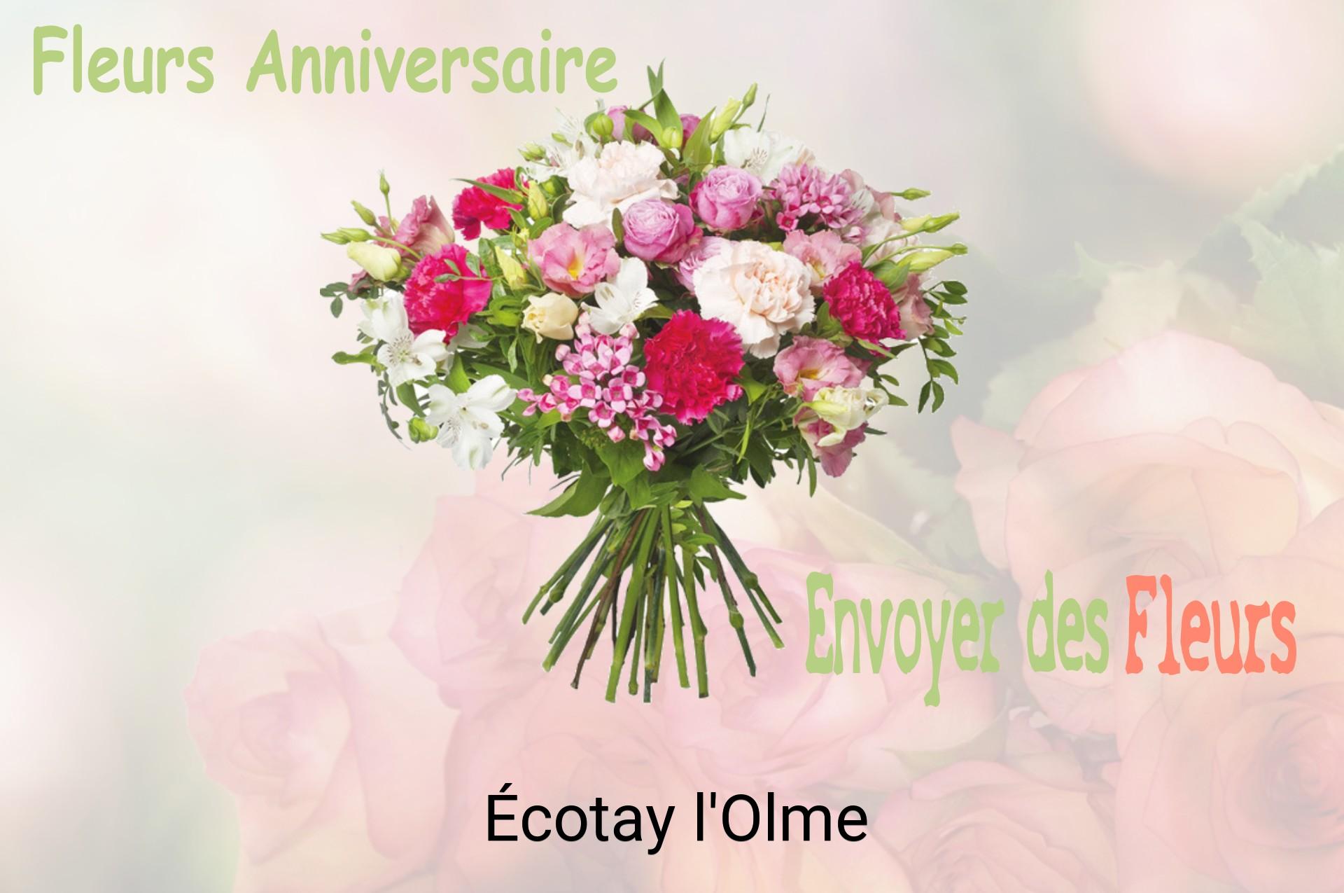 Bouquet de fleurs d’anniversaire livré à Écotay-l'Olme